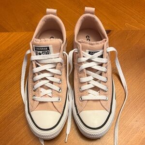 NWOT Converse Light Pink Canvas Sneakers